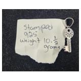 COLLECT Stamped 925 10.5 Grams Key Pendant