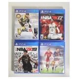 GUC PS4 Assorted Title Sports Games, working! 4pks