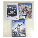 GUC PS4 Assorted EA Madden NFL Sports Games (3pks)