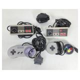 COLLECT Various Nintendo Video Game Controllers X4