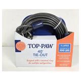 NEW Top Paw 40' Tie Out 200LBS MAX (X-Large)