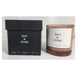 NEW Salt&Stone Saffron and Cedar Candle 8.5oz