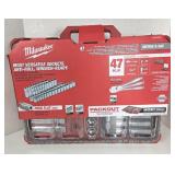 NEW Milwaukee 1/2' Drive Metric & SAE Socket Set