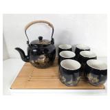 NIB DuJust Japanese Tea Set - Never Used, Complete