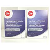 NEW LIFE Brand Hair ReGrowth Formula (60mL, 2pks)