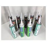 NEW Varied Brands Sealents & Caulking (13PCS)