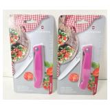 NEW Pink Victorinox Foldable Pairing Knives (2pcs)