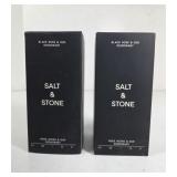 NEW Salt & Stone BlackRose&Oud Deodorant 75g 2pcs
