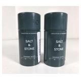 NEW Salt & Stone E & C Deodorant 75g (2pcs)
