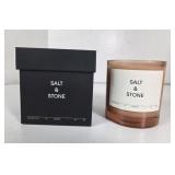 New Salt & Stone Grapefruit & Hinoki Candle 8.50z