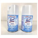 NEW Lysol Crisp Linen Disinfectant Spray 200g 2pks