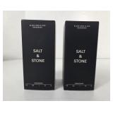 NEW Salt&Stone Black Rose Oud Deodorant 75g X2