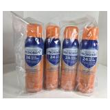 NEW Microban 24Hr Sanitizing Spray (4pks)