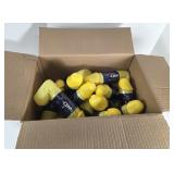 NEW Box of Hard H20 Water Bottles (YELLOW 14pcs)