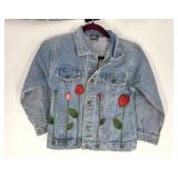 GUC Jean Floral Tulip Kids Jacket (Size: L/14/16)