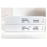 NIB Menace & D.I.N Henry Rose Parfum (8mL) 2pks