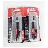 NEW LePage Super Glue Plastic Bonder (2PKS)