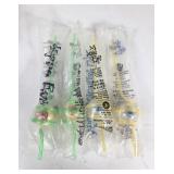RARE 1996 TACO BELL Mad Scientist Eyeball Straws