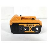 Aftermarket Lithium Ion 8Amp DeWalt STYLE Battery