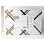 NEW Alif Households Royal Grey Bedsheets (Double)