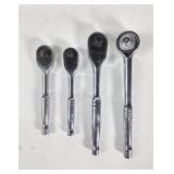 GUC Husky Varied 3/8'&1/4' Ratcheting Sockets 4PC