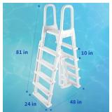 NIB Blue Wave NE1222 A-Frame Flip Up Ladder
