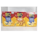 NIB Ritz Real Cheese Crackers 180g (3pks)