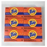 NEW Tide Laundry Detergent - Single Load Packs 6PS