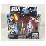 NIB Star Wars Rogue One Cassian & Stormtrooper Set