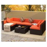 NIB Outsunny Rattan Conversation Wicker Set 3PKS