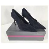 NEW Vince Camuto Black Velvet Heels (Size: 10)