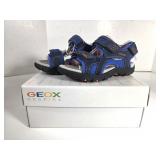 NEW Geox Respira Mesh-Blue Sandal Shoes 10.5 Kids