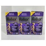 NEW Robax isal EX Strength Back & Muscle 40ct 3pk