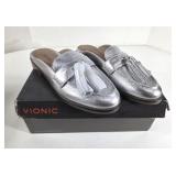 NEW Vionic Silver Slip-On Loafers (Size: 5 Womens)