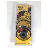 NIB DeWalt DWA454VP 4PK Abrasive Grinder Discs