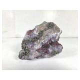 GUC Transparent Fourite w/ Pyrite Geode Rock