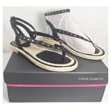 NEW Vince Camuto Kelmia Black Two Tone Flats (5M)