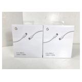 NEW Sealed Google 2m USB-C Cable (2pks)