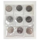 Canadian $1 Varied Year Coins (1976,78-83,85) 9pcs