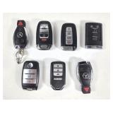 GUC Various Brand Vehicle Key FOBs (7pcs)