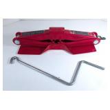 GUC Heavy-Duty Red Car Scissor Type Jack w/Winder