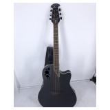 GUC Ovation Black electric Acoustic Guitar MT 37-5