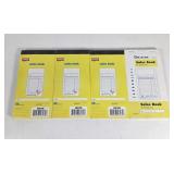 NEW Staples Blueline Sales Books (4pcs)