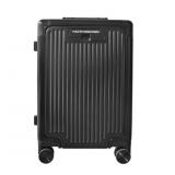 NIB NOVOGOGO Black Carry-On Metal Luggage