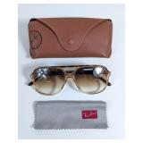 GUC Ray Ban Sunglasses 1292/51 RB2198 Brown Case