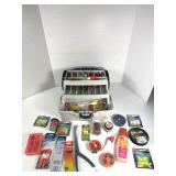 GUC PLANO Tackle Box w/ Varied Lures & Equip.