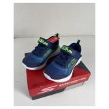 NEW Skechers Kids Navy/ Lime Shoes Size-7