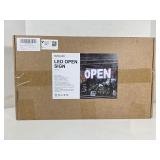 SunLUMI LED OPEN Sign JMY1201 New in Original Box