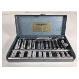 GUC Socket 1/4' Square Drive Wrench Set in Case