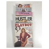 VINTAGE Playboy & Hustler Magazines Circa 1980 5PC